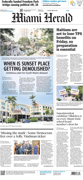 Cover of Miami Herald