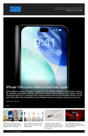 Cover of Phone Arena - Compiled Edition