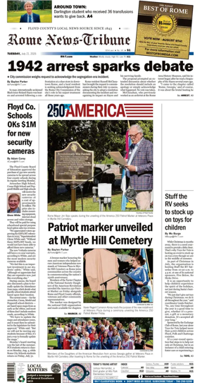 Cover of Rome News-Tribune