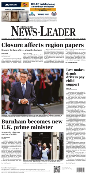 Cover of Springfield News-Leader