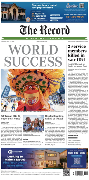 Cover of The Bergen Record