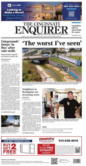 Cover of The Cincinnati Enquirer