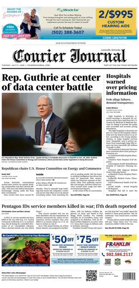 Cover of The Courier-Journal (Louisville)