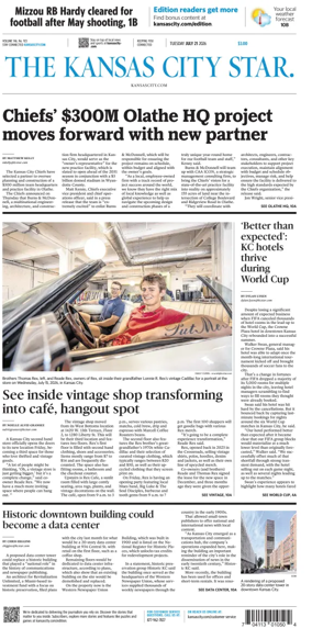 Cover of The Kansas City Star