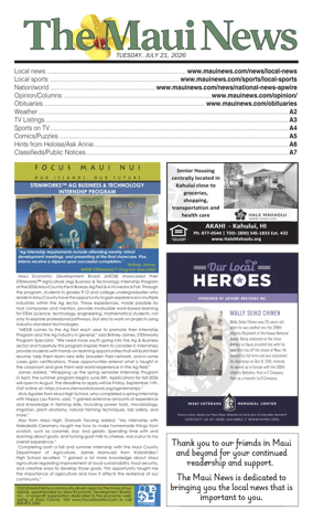Cover of The Maui News