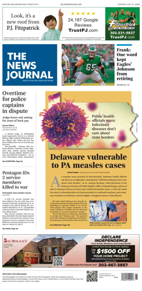 Cover of The News Journal