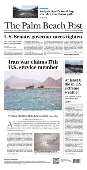 Cover of The Palm Beach Post