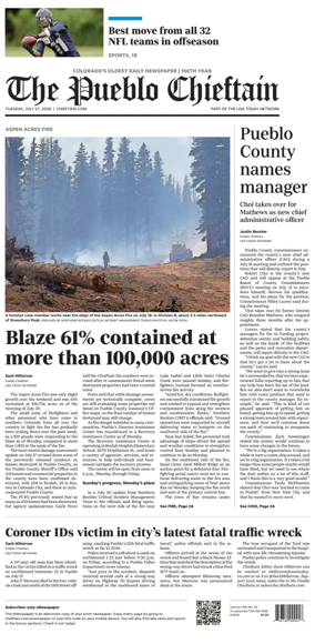 Cover of The Pueblo Chieftain