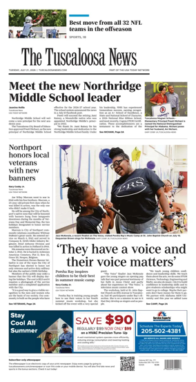 Cover of The Tuscaloosa News