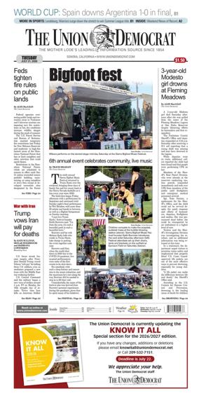Cover of The Union Democrat