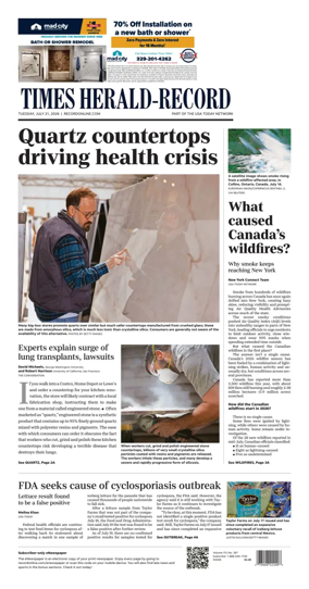 Cover of Times Herald-Record