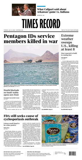 Cover of Times Record (Ft. Smith Southwest)