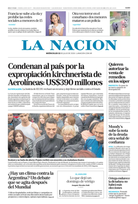 Cover of La Nacion