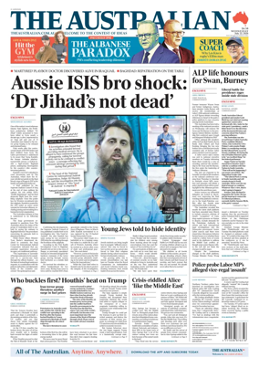 Cover of The Australian