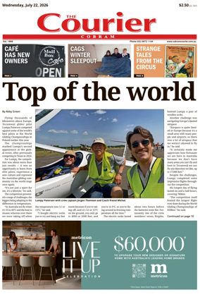 Cover of The Cobram Courier