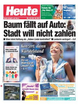 Cover of Heute - Wien Ausgabe