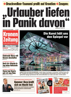 Cover of Kronen Zeitung
