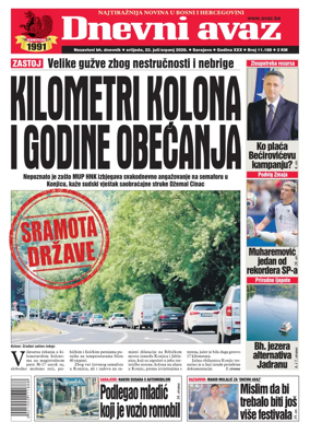 Cover of Dnevni avaz