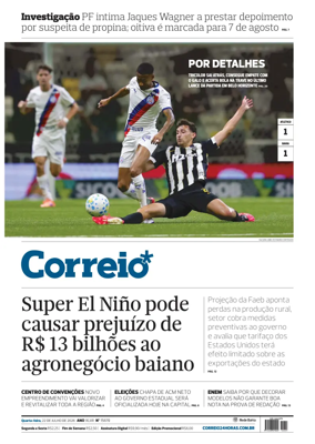 Cover of Correio da Bahia