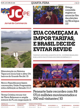 Cover of Jornal do Commercio