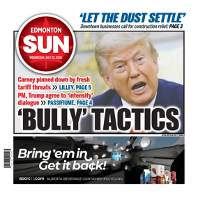 Cover of Edmonton Sun