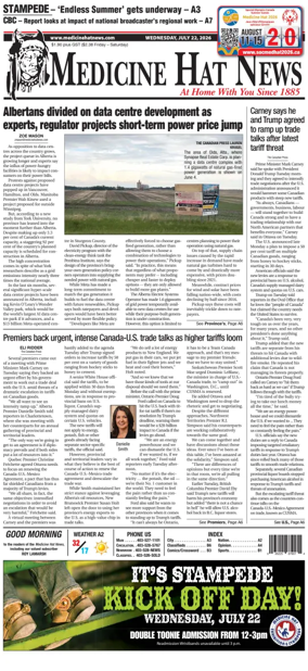 Cover of Medicine Hat News