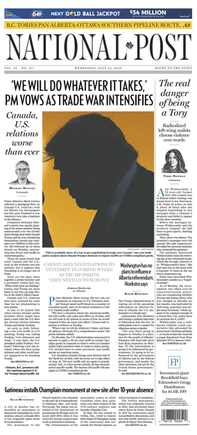 Cover of National Post - (Latest Edition)