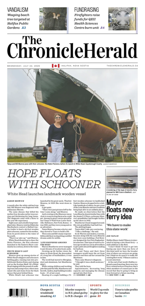 Cover of The Chronicle Herald (Provincial)