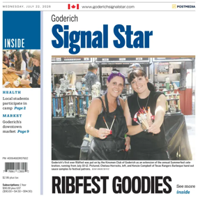 Cover of The Goderich Signal-Star