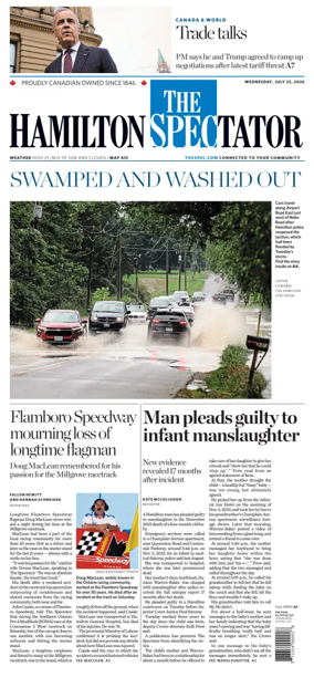 Cover of The Hamilton Spectator