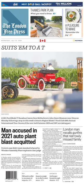 Cover of The London Free Press