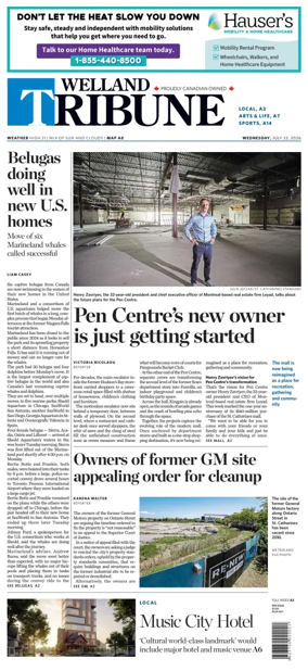 Cover of The Welland Tribune