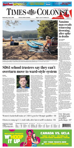 Cover of Times Colonist