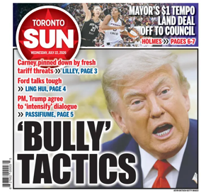 Cover of Toronto Sun