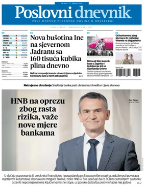 Cover of Poslovni Dnevnik