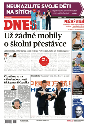 Cover of Dnes Prague Edition