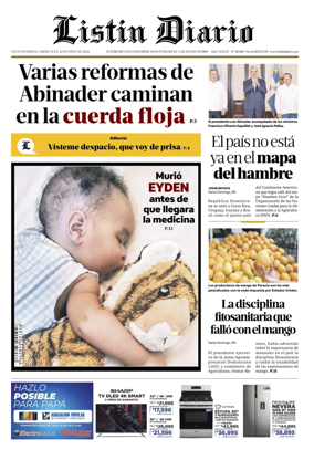 Cover of Listin Diario