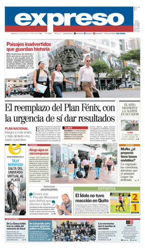 Cover of Diario Expreso