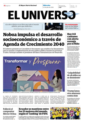Cover of El Universo