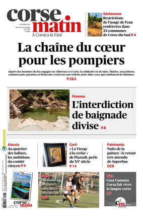 Cover of Corse Matin