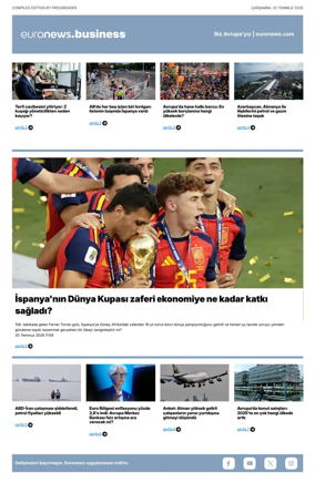 Cover of Euronews Business (Turkish) Compiled Editions