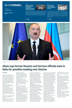 Cover of EuroNews (English Edition)