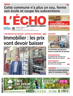 Cover of L'Echo de l'Armor et de l'Argoat
