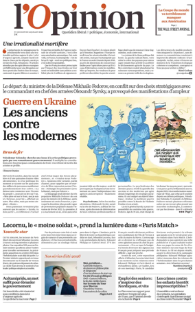 Cover of L'Opinion