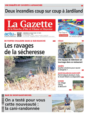Cover of La Gazette de la Manche