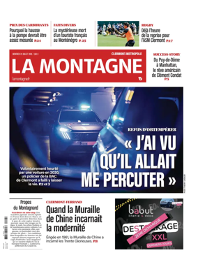 Cover of La Montagne (Clermont-Metropole)