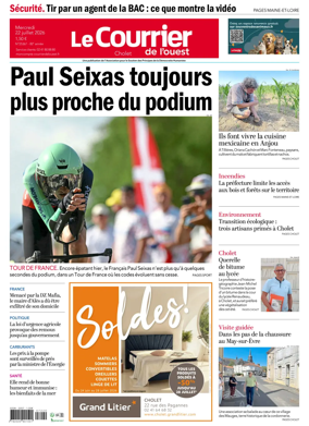 Cover of Le Courrier de l’Ouest (Cholet)