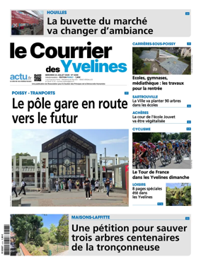 Cover of Le Courrier des Yvelines (Poissy)