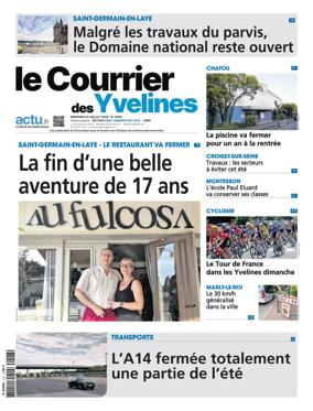 Cover of Le Courrier des Yvelines (Saint-Germain-en-Laye)