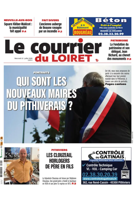 Cover of Le Courrier du Loiret